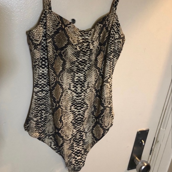 Princess Polly Snakeskin Body Suit - Picture 3 of 4